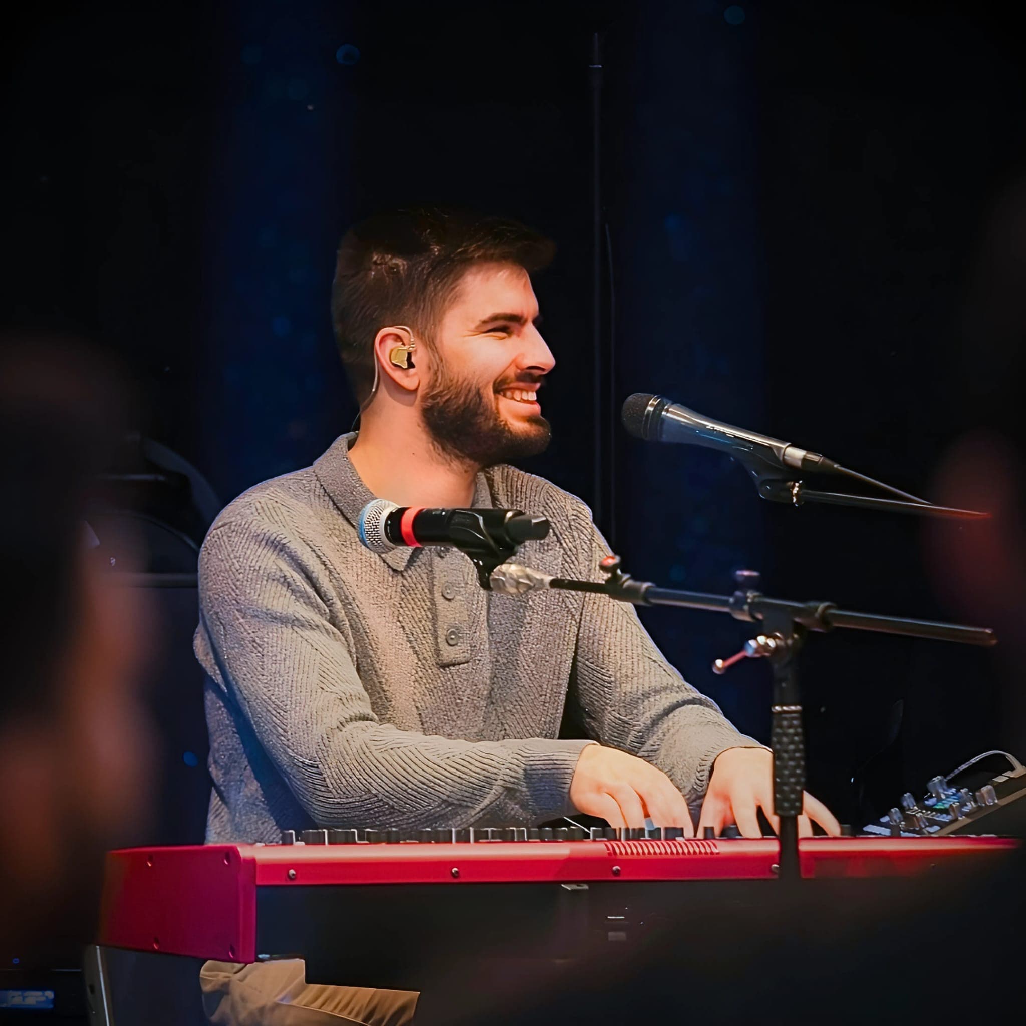 Julio, at the keys